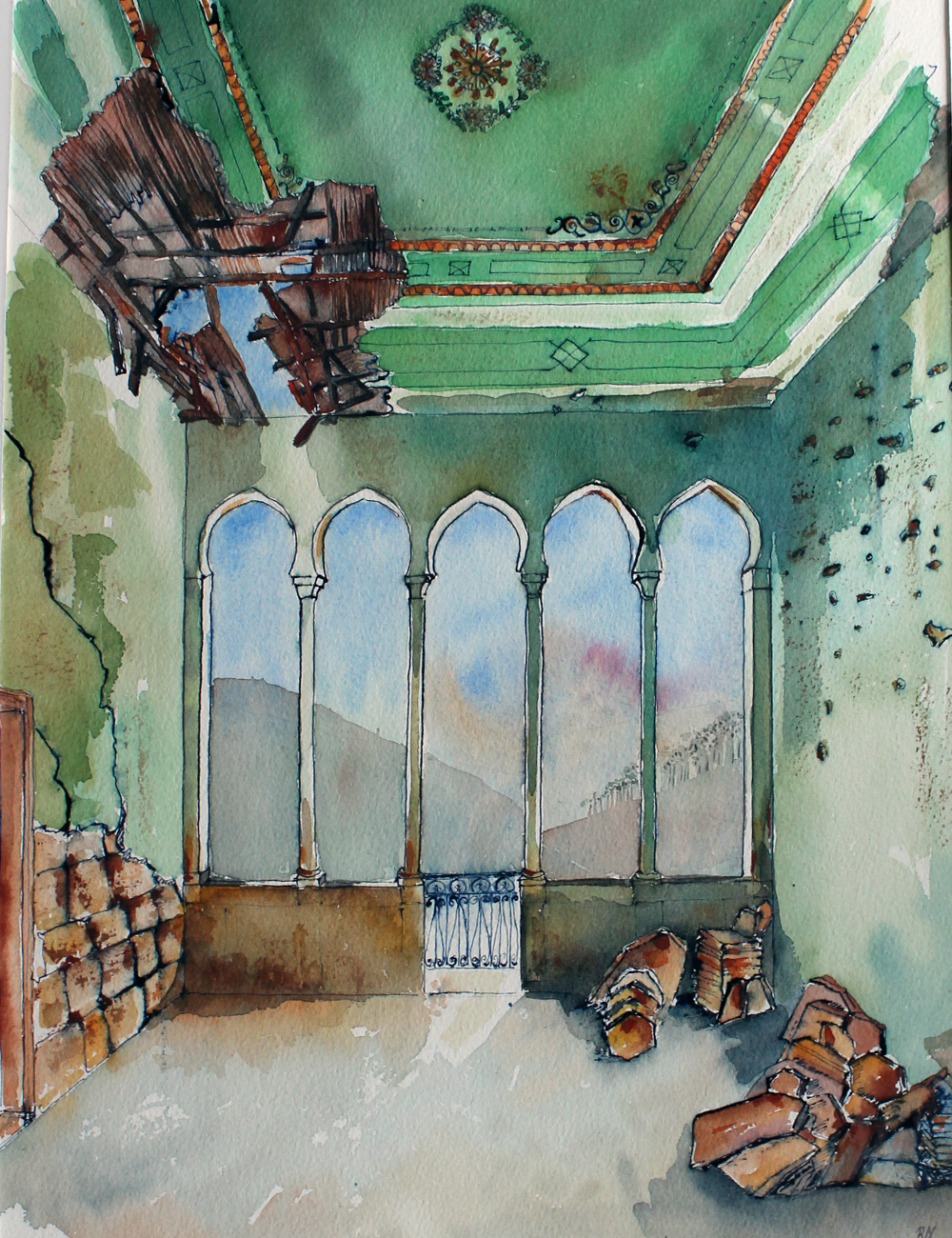 Books & Watercolor