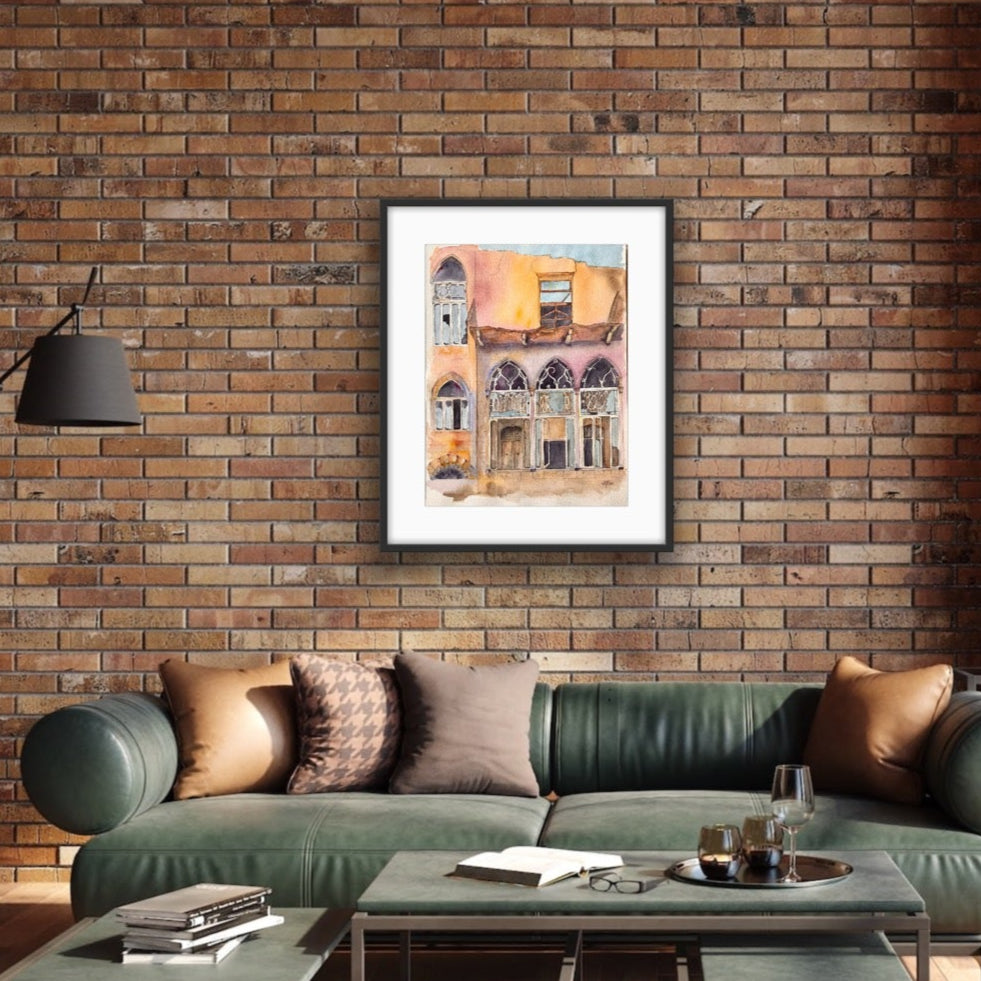 Original Watercolor Memories 34X48