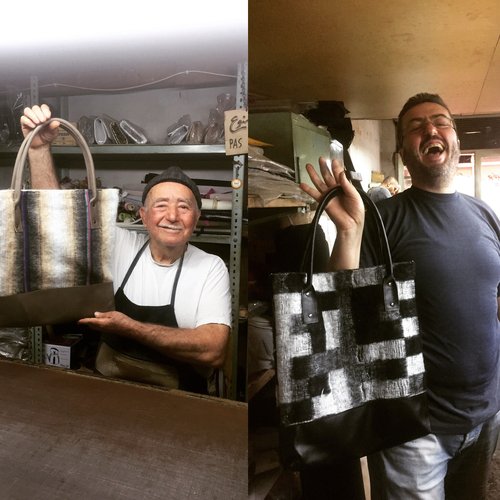 Leather handbag workshop in Bourj Hammoud Lebanon