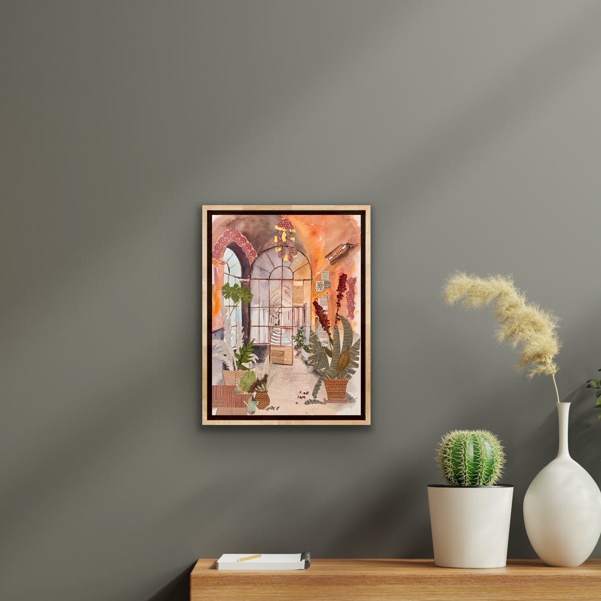 Artful Collage: A Watercolor Story of a Timeless Atelier 42X50