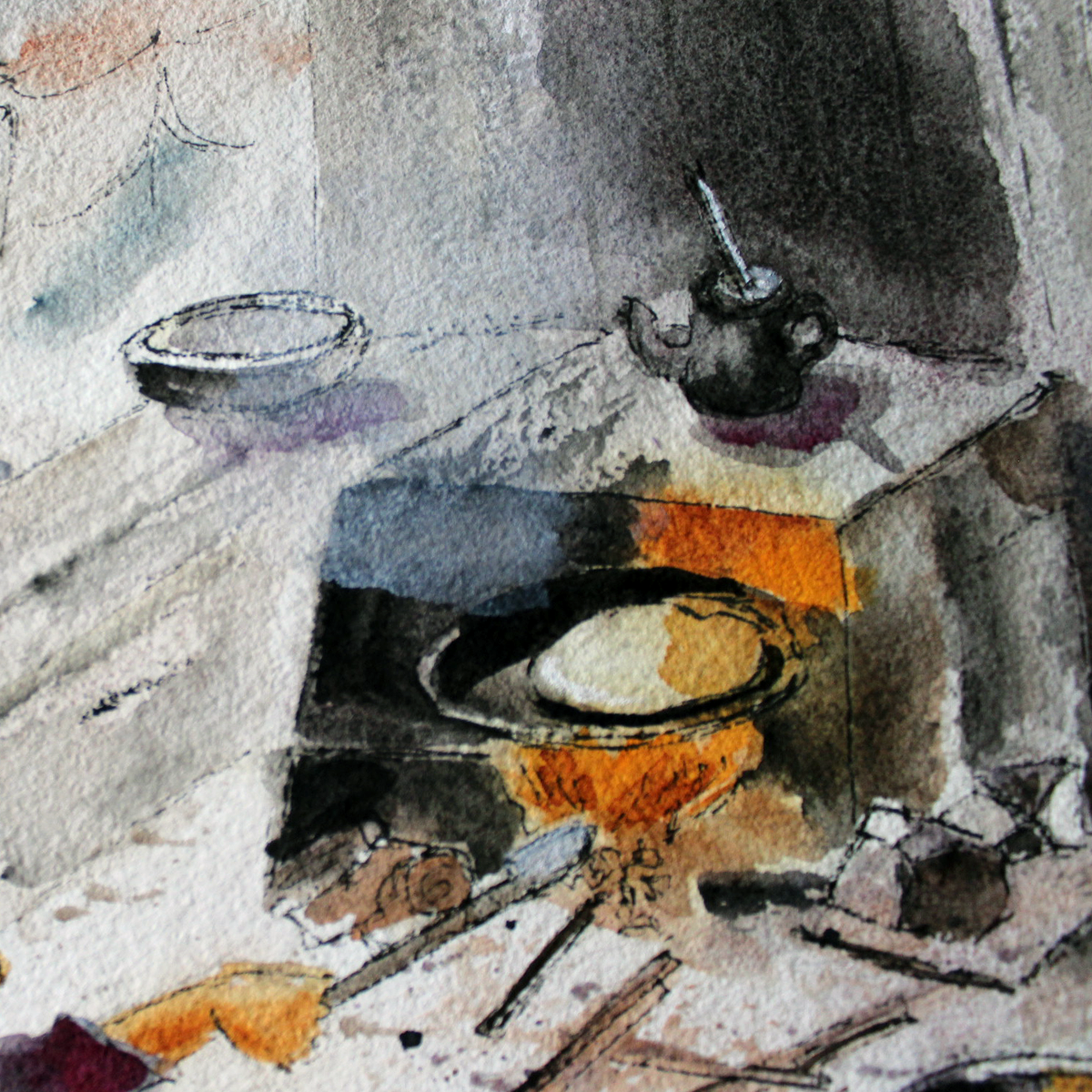 Original Watercolor War and Consequences The Cooking Queen