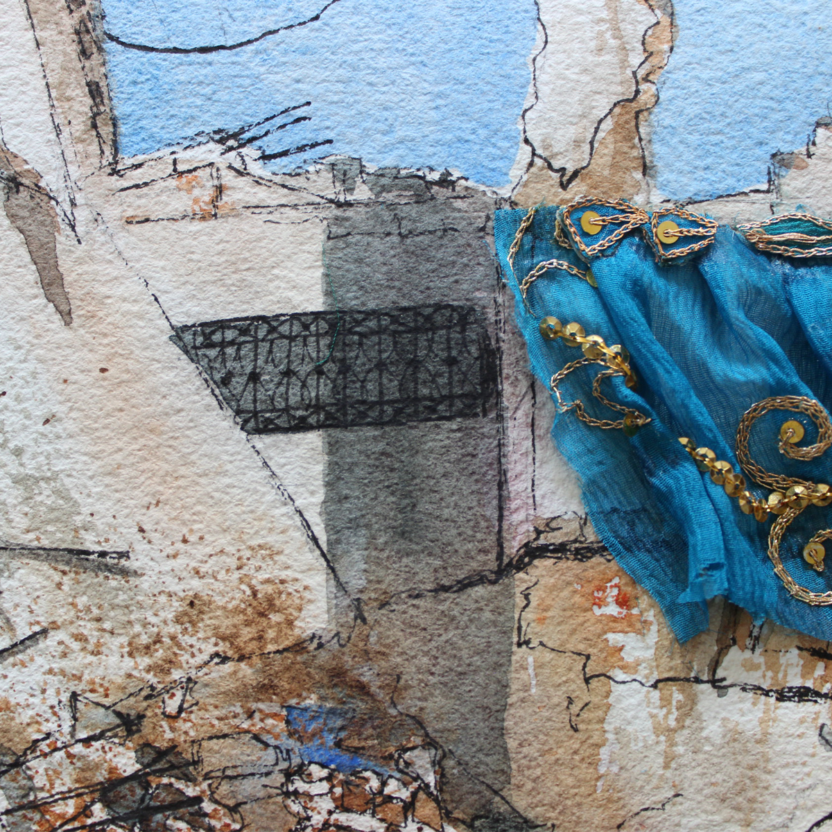 Original Watercolor War and Consequences I'm Here To Stay