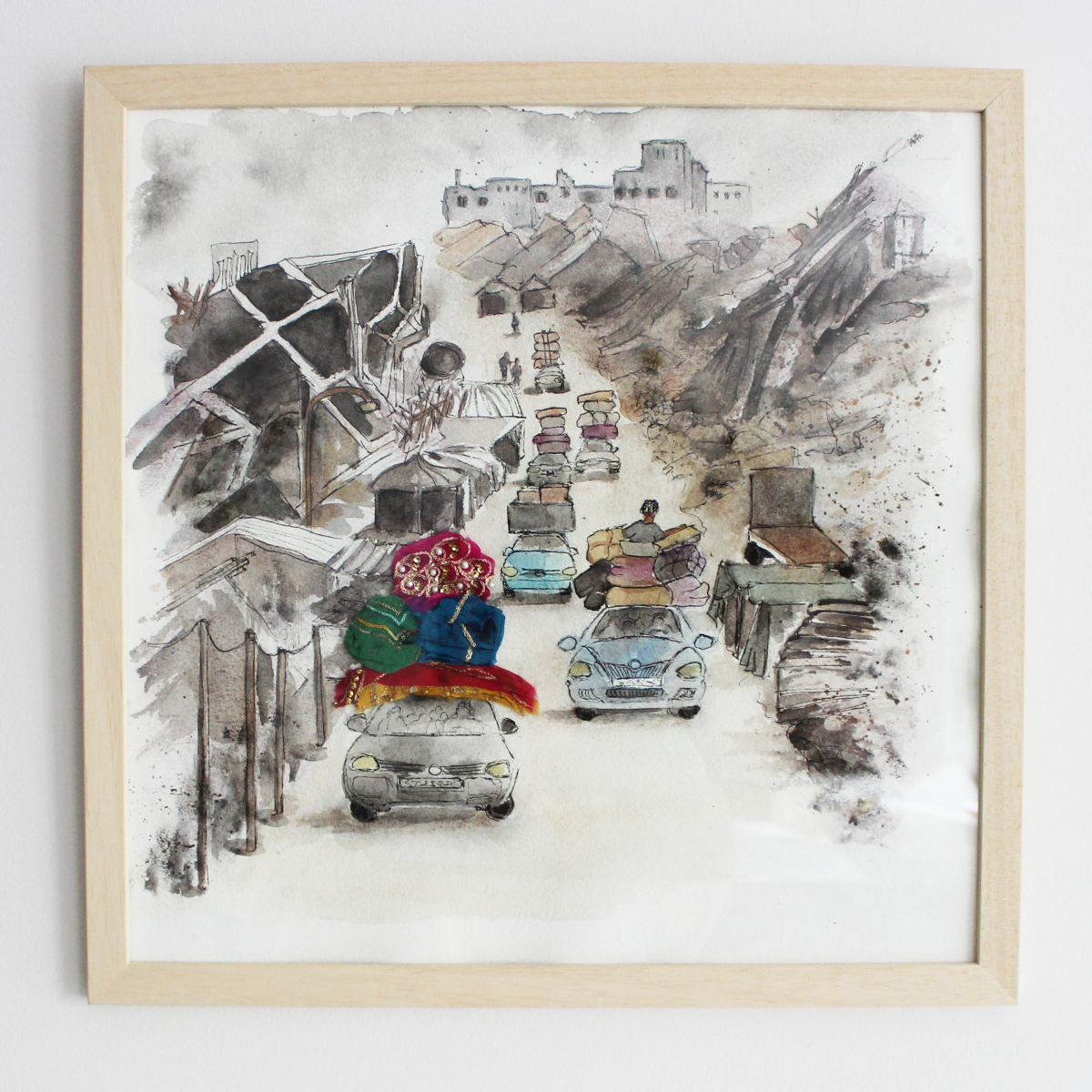 Original Watercolor War and Consequences Exodus