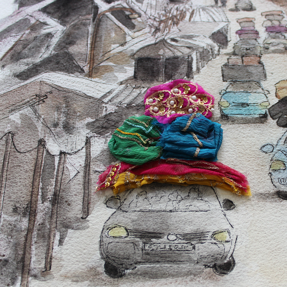 Original Watercolor War and Consequences Exodus