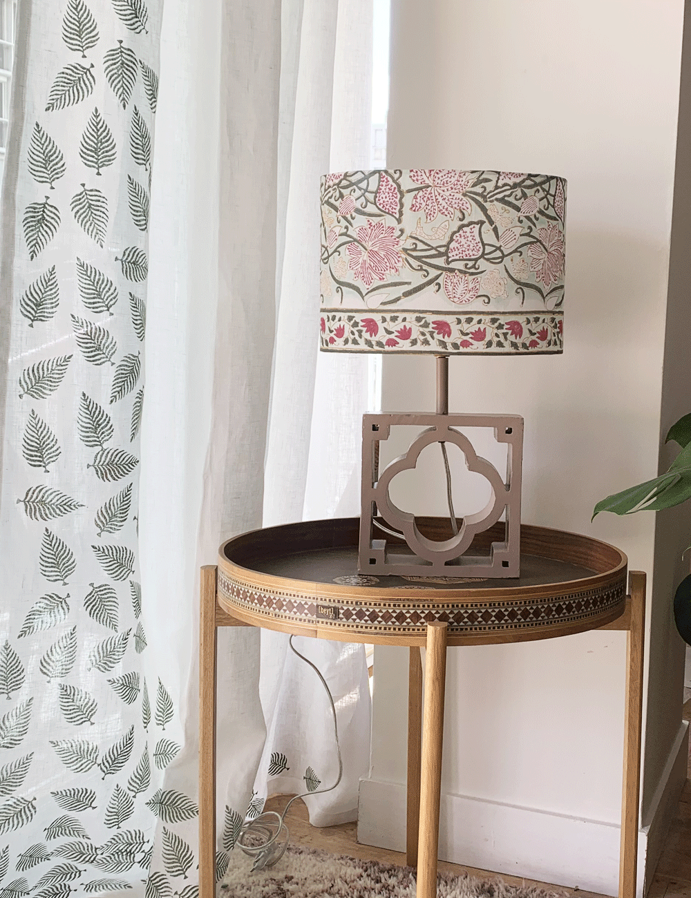 Beirut Claustra: Mediterranean Lamp Revival in Beige