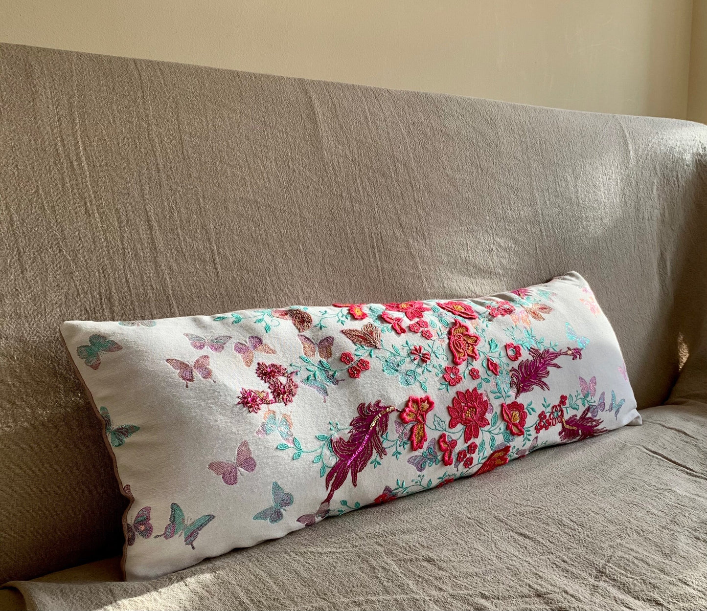 Unique elegant  bolster cover Spring