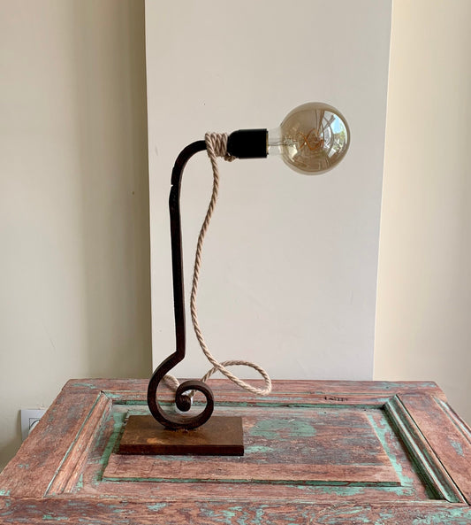 repurposed desk lamp
