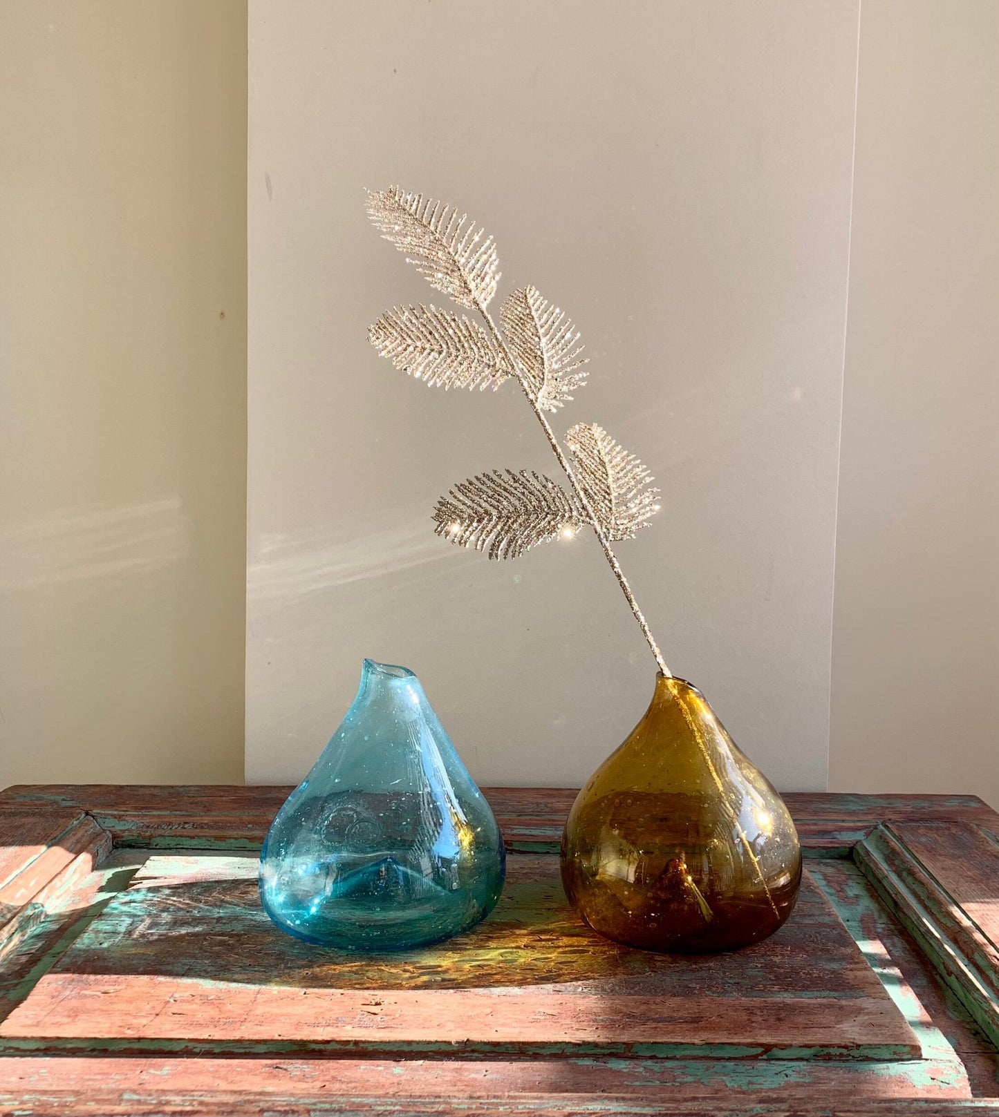 Hand Blown Vase Pomegranate