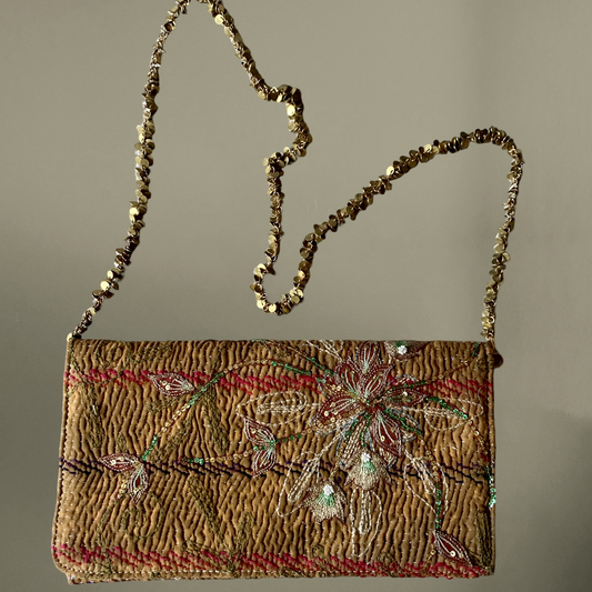 Vintage Blooms: A Clutch of Joy and Story