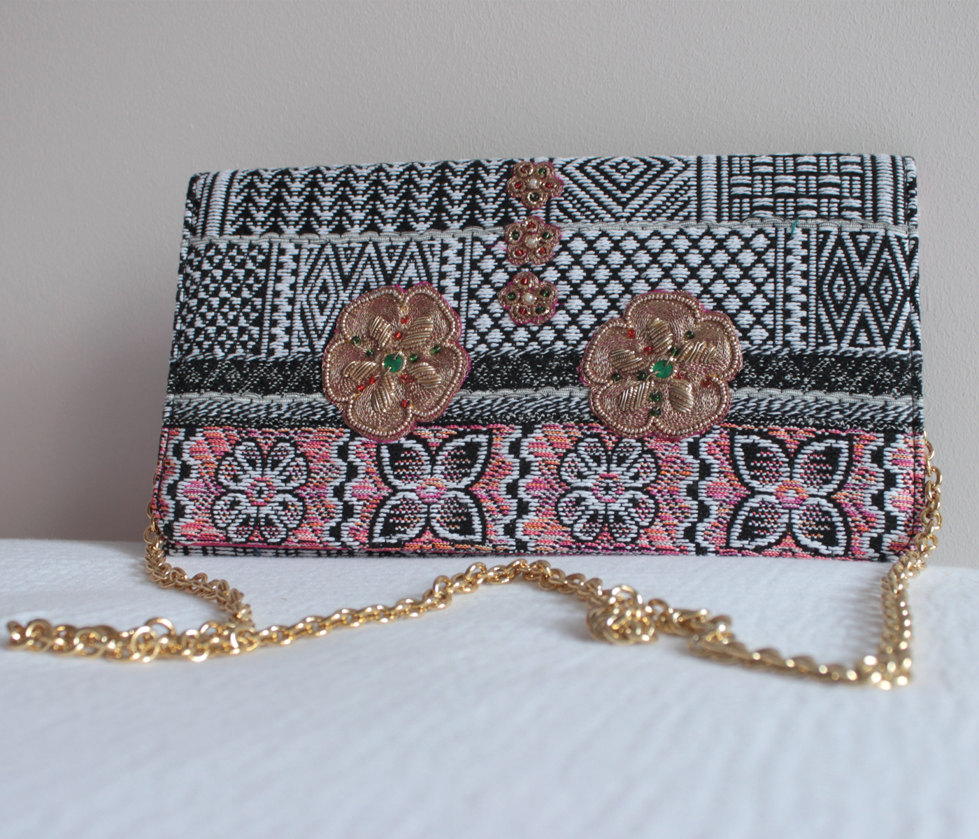 Spring Blossom Handmade Clutch: Unique, Ethical, and Elegant