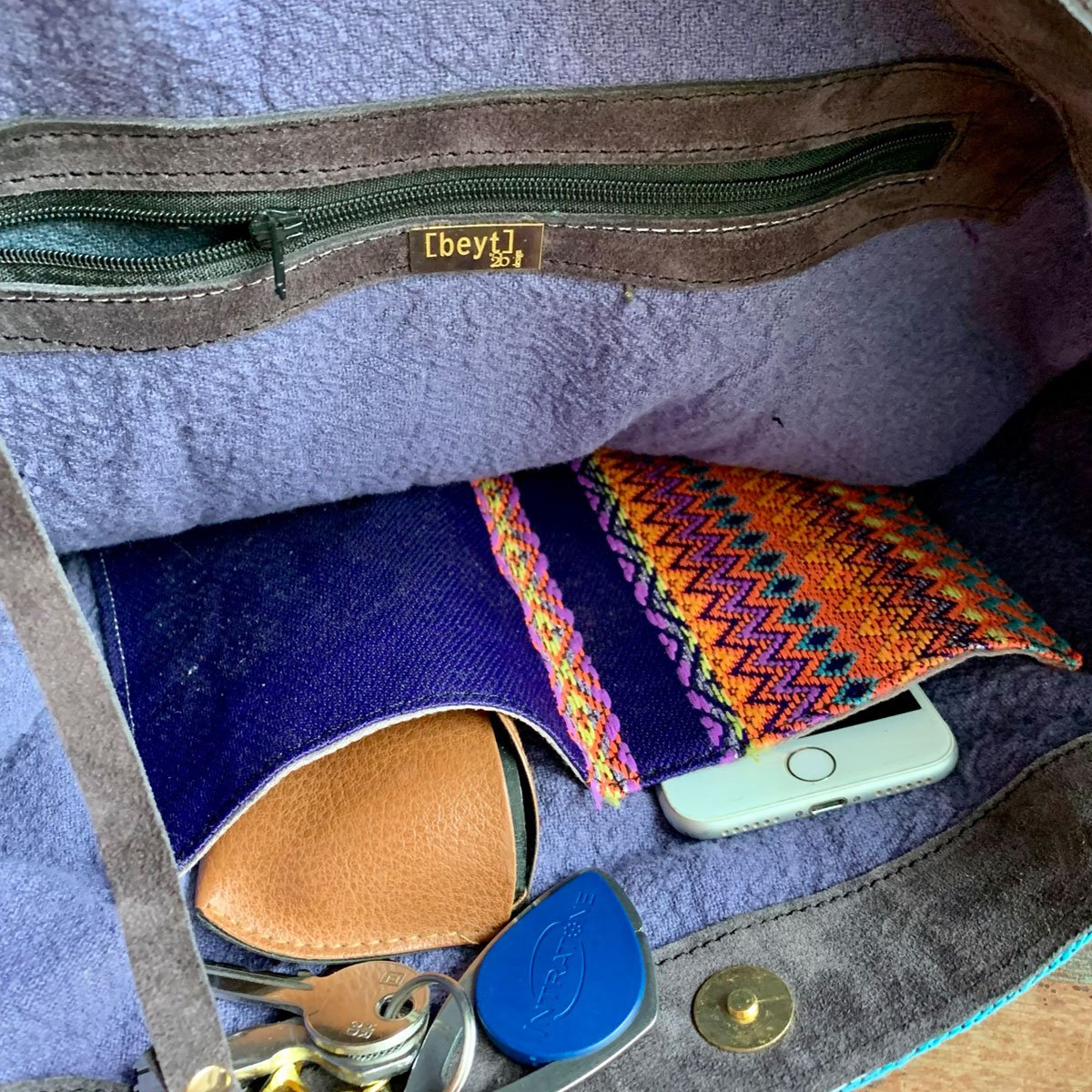 Unique slouchy Hobo Bag, Tihuaca