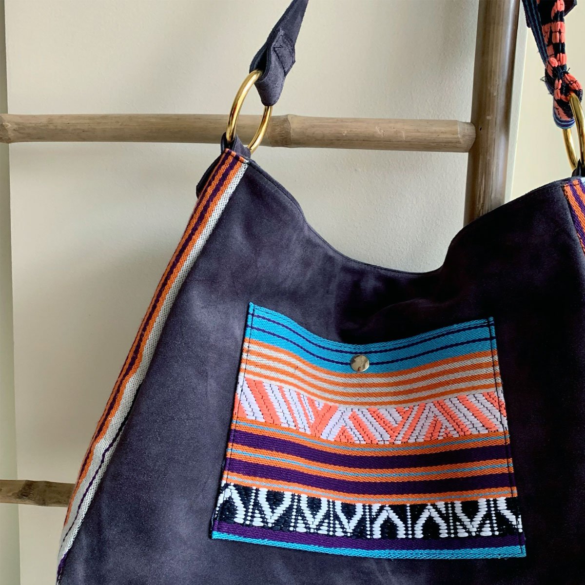 Unique slouchy Hobo Bag, Tihuaca