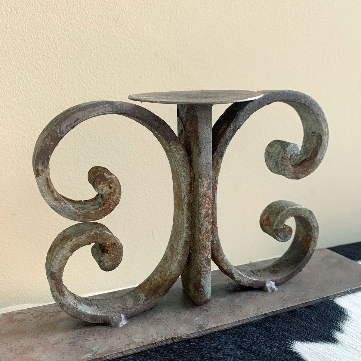 Repurposed wrought Iron candelabra Epsilon