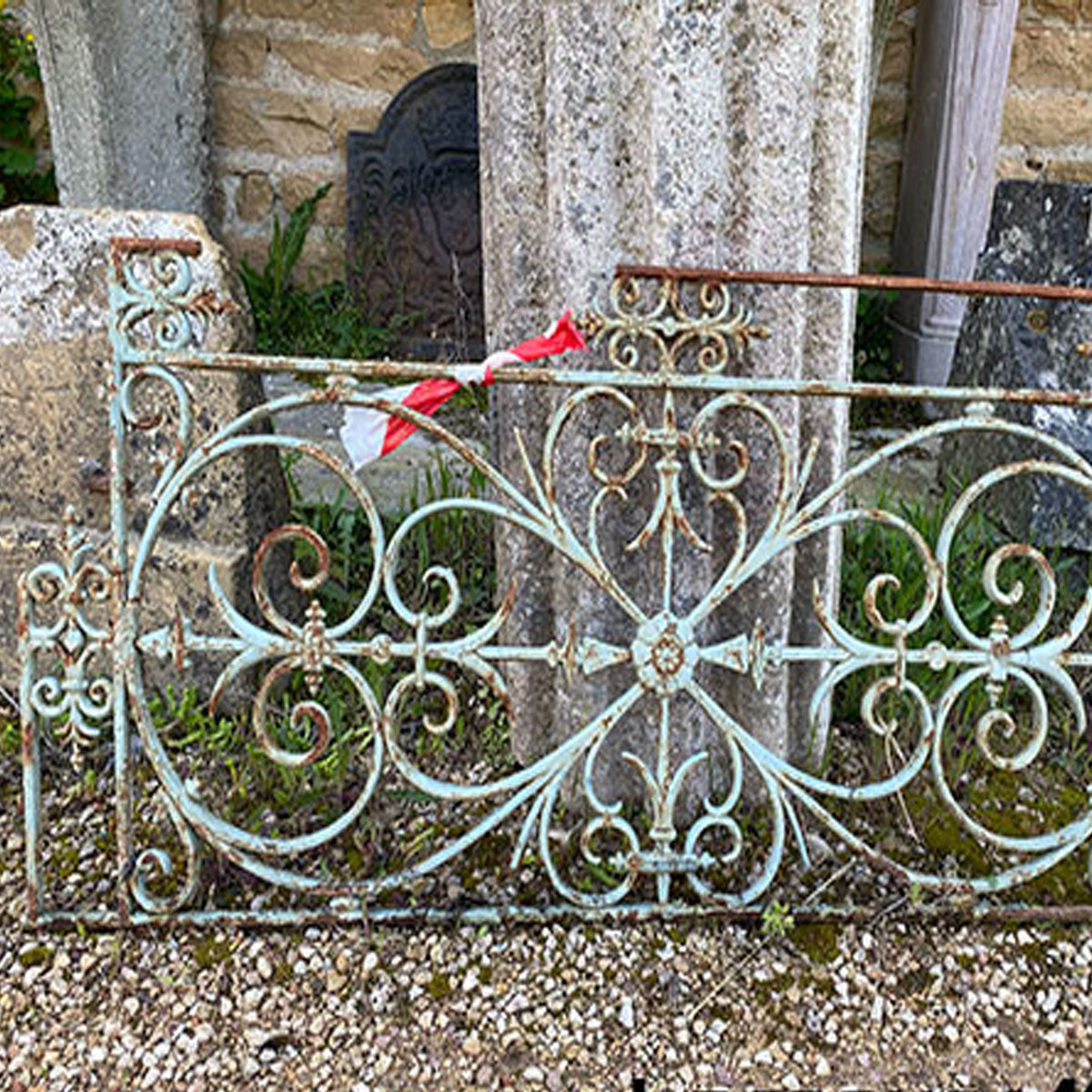 Bougeoir unique en fer forgé recyclé Open Heart