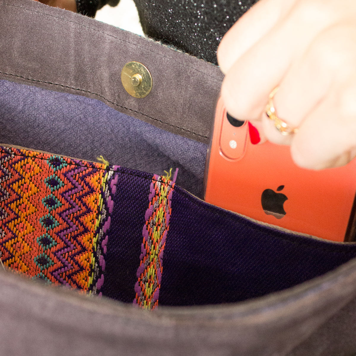 Unique slouchy Hobo Bag, Tihuaca