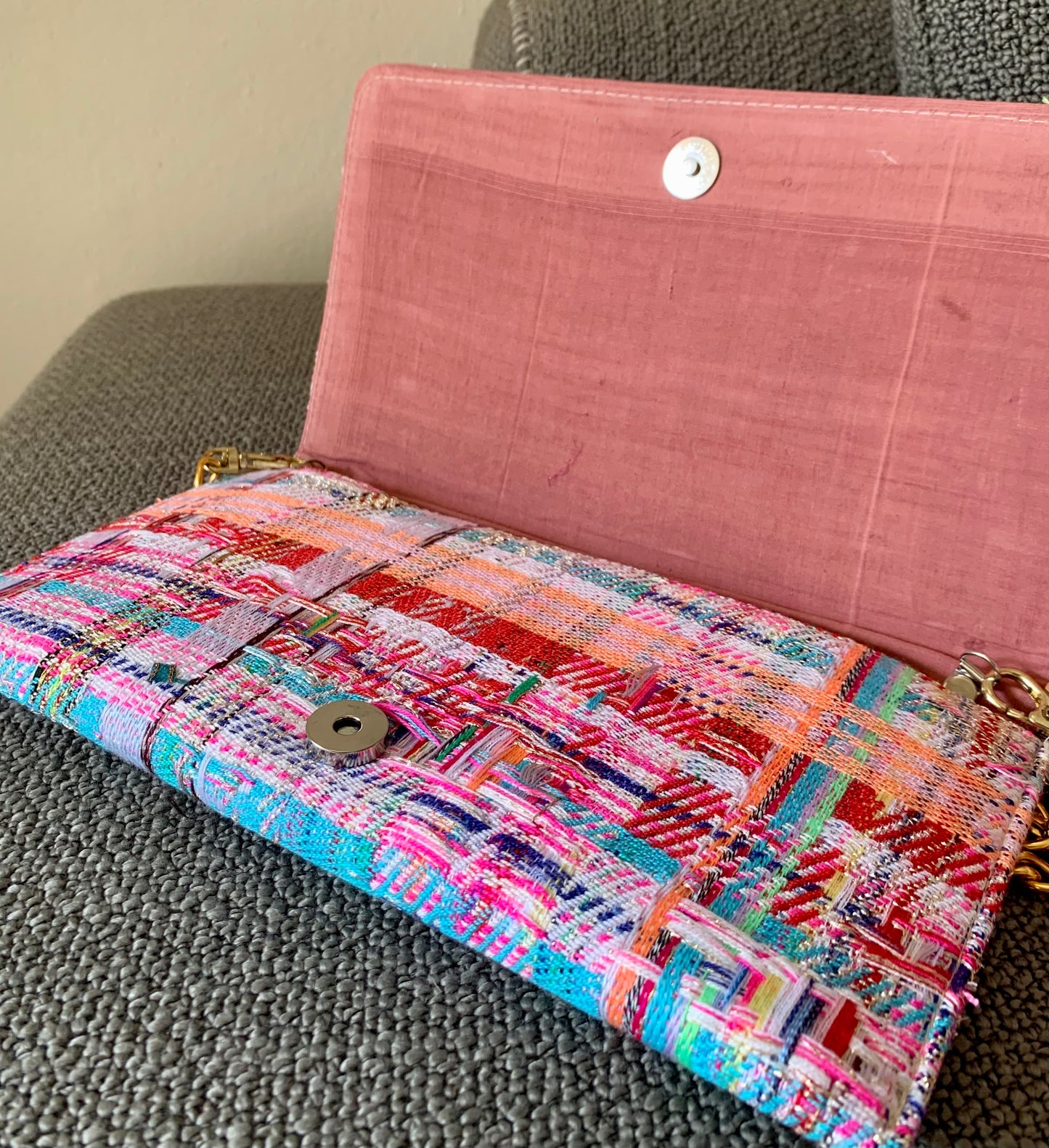 Funky clutch bag festival