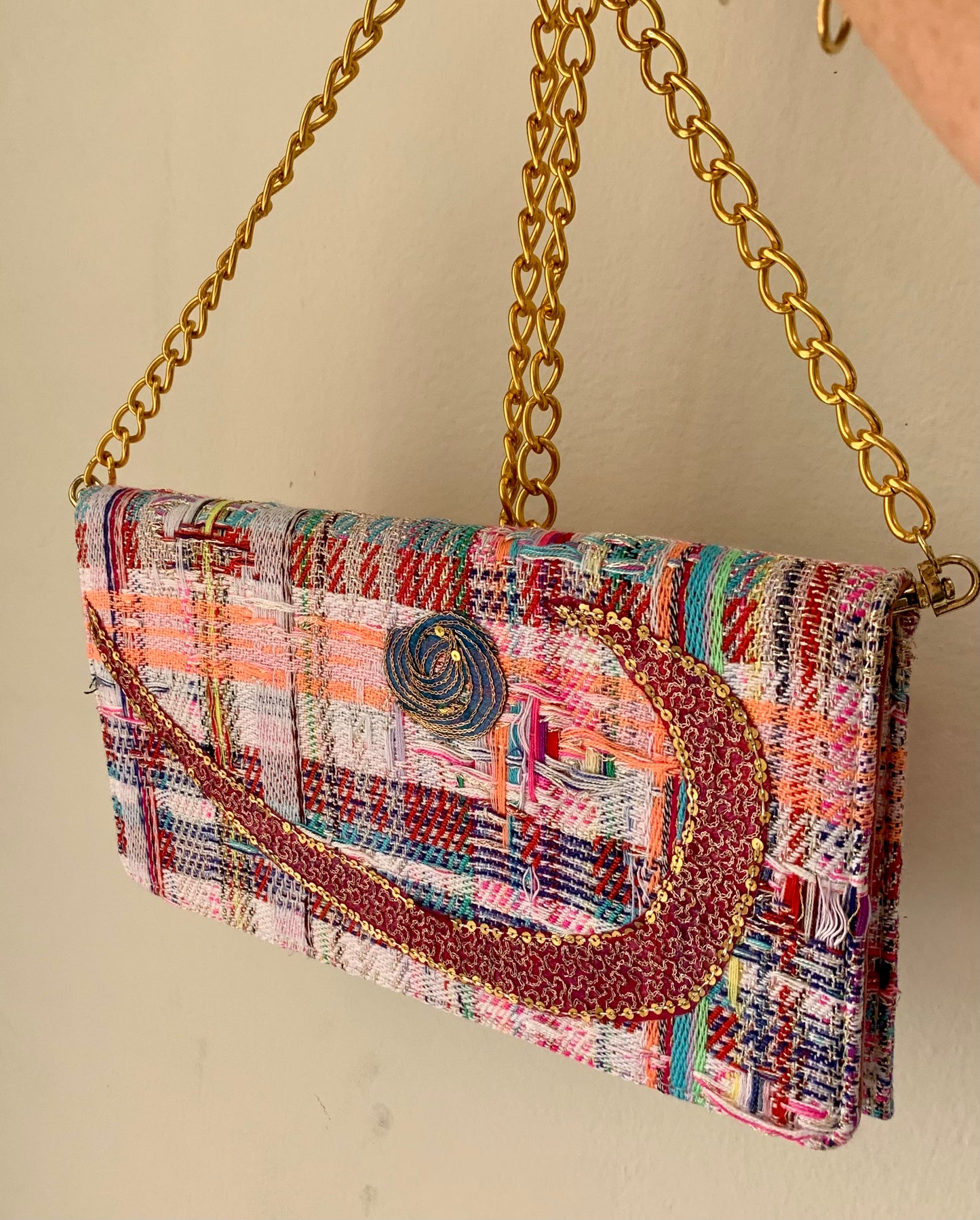 Funky clutch bag festival