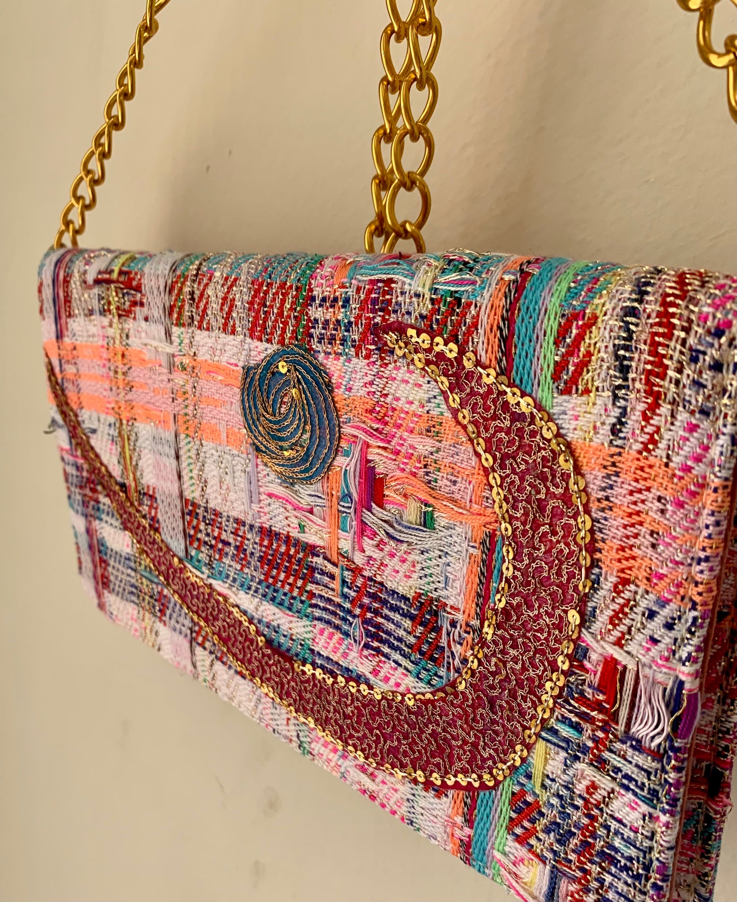 Funky clutch bag festival