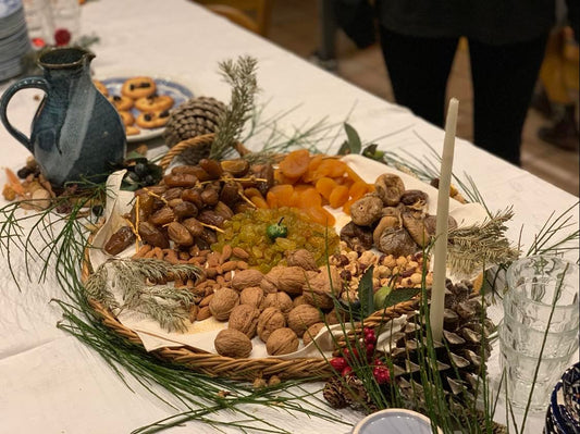Nature Christmas table decoration 2021