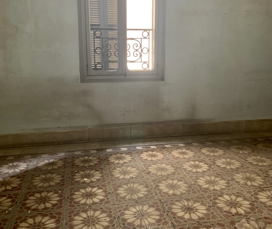 Old cement tiles in Beirut, Lebanon - Photo by Bénédicte de Vanssay Moubarak