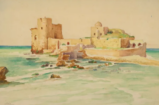 Investir dans l'art libanais - aquarelle de Moustapha Farroukh