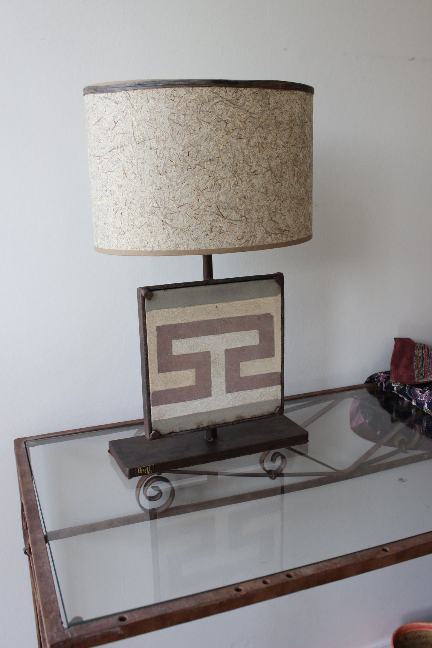 Beirut Cement Tile Table Lamp
