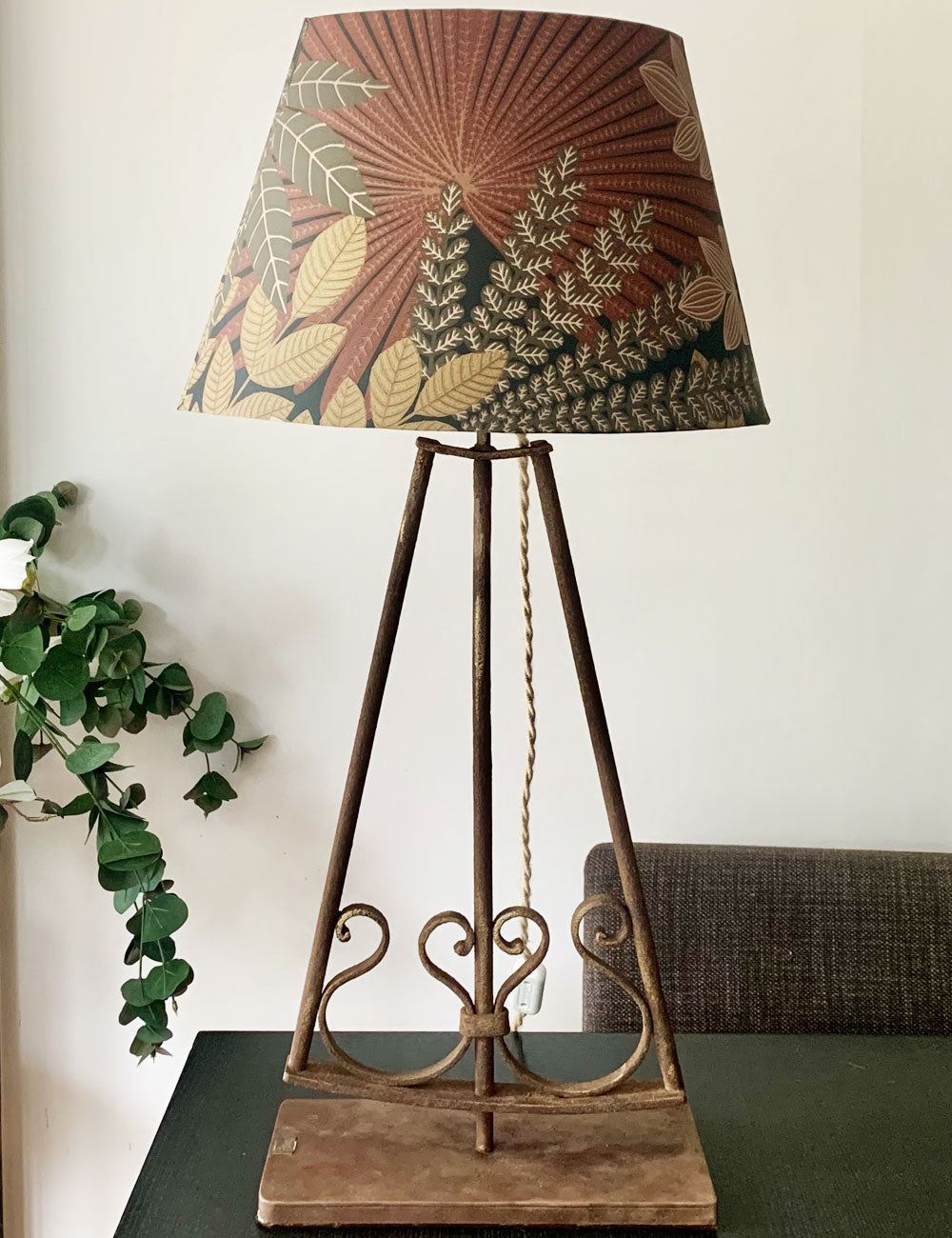 Upcycled Egyptian lamp