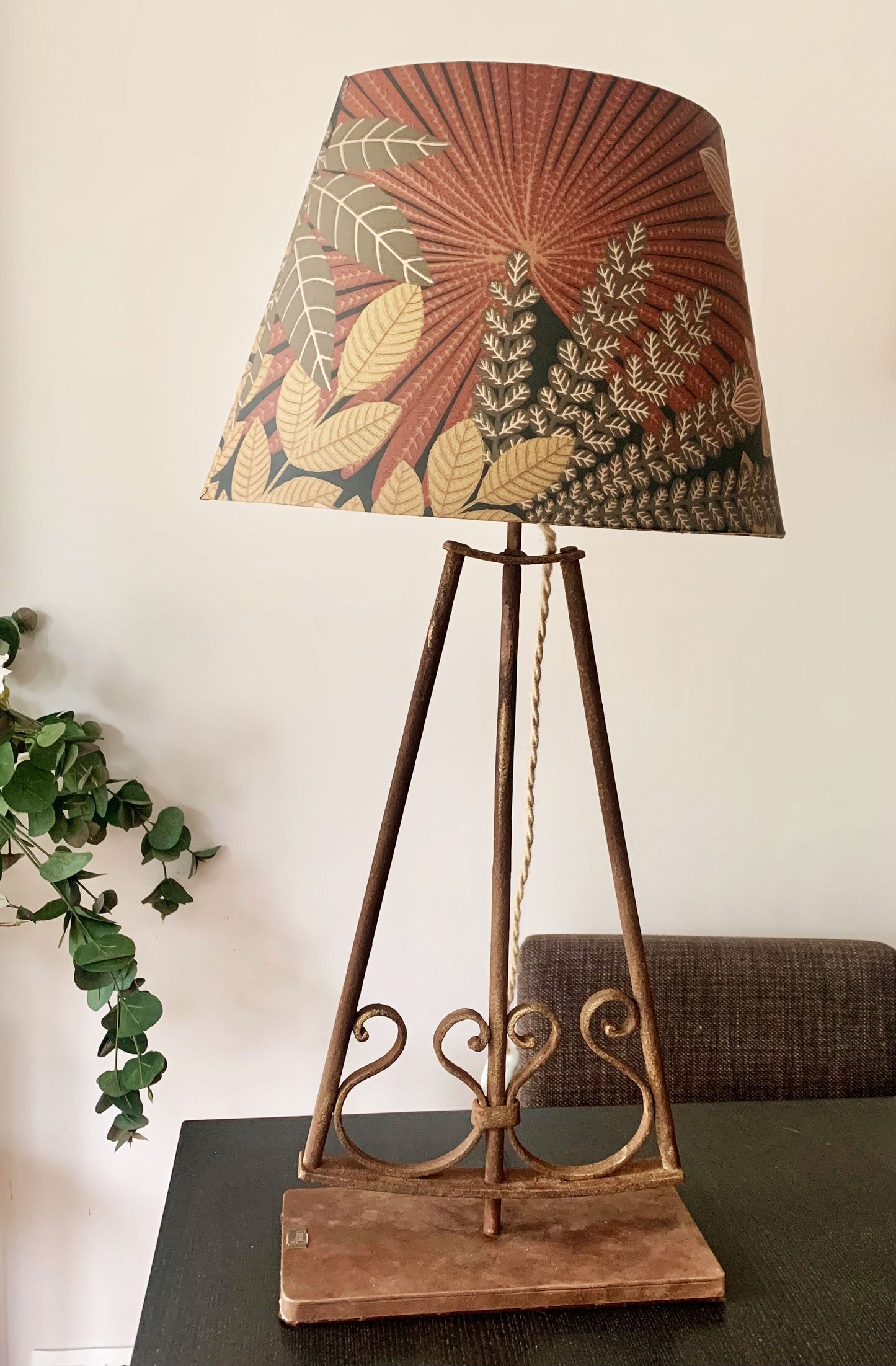 Upcycled Egyptian lamp