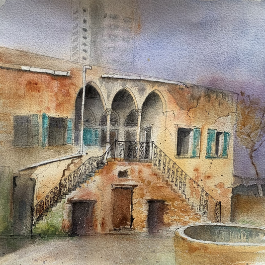 The silent fountain house