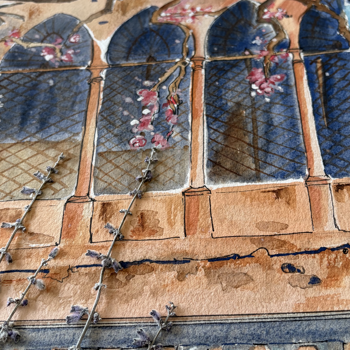 Original Watercolor Spring... Again! Serie #1 - 42 X 28 cm