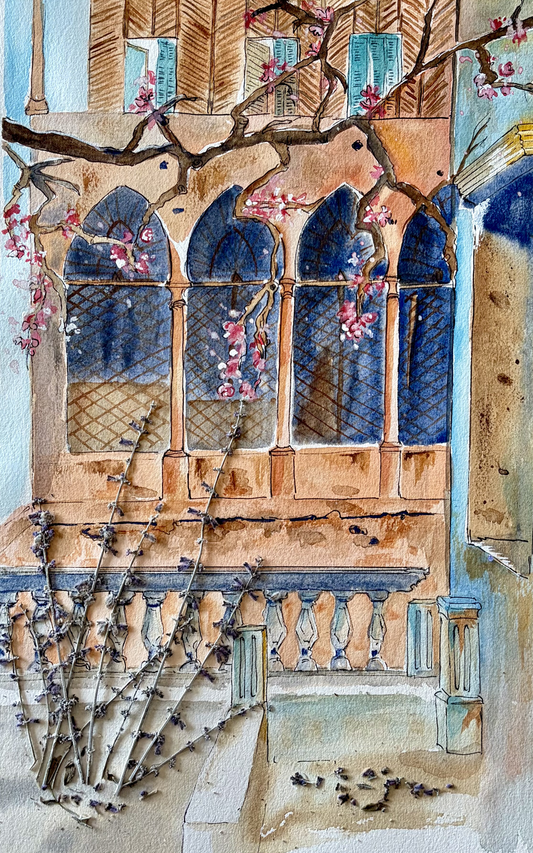 Original Watercolor Spring... Again! Serie #1 - 42 X 28 cm