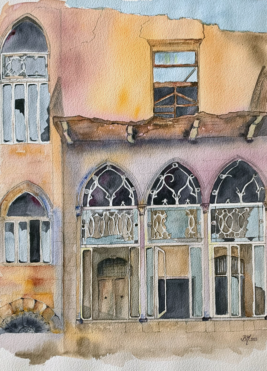 Original Watercolor Memories 34X48