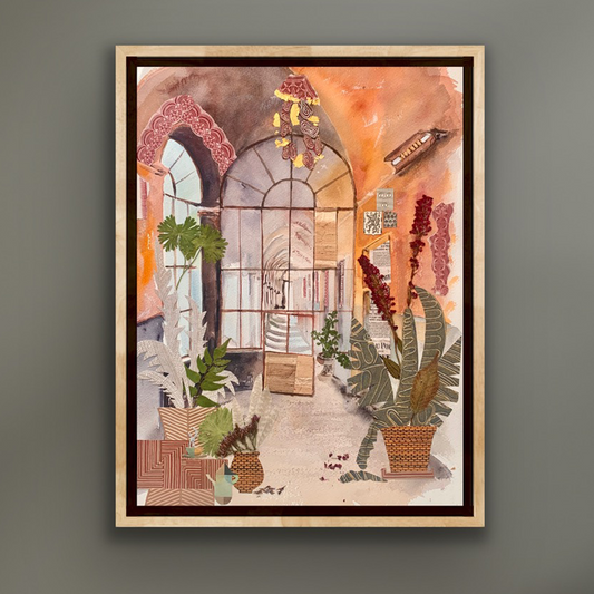 Artful Collage: A Watercolor Story of a Timeless Atelier 42X50
