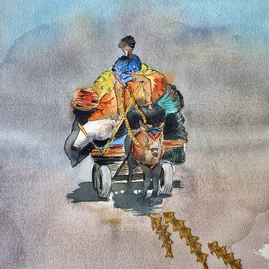 Original Watercolor War and Consequences A Path Of Light