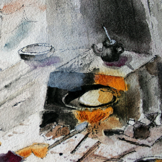 Original Watercolor War and Consequences The Cooking Queen