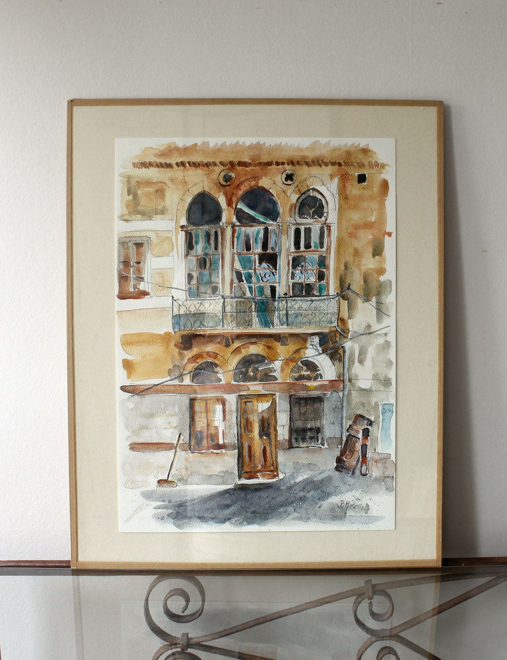 Original watercolor A Lovely Mess 40X30