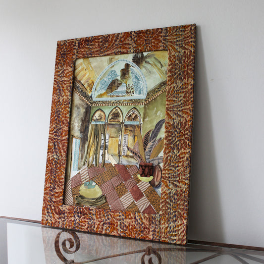 Original Watercolor and Mixed Media To leave or to stay 36X24