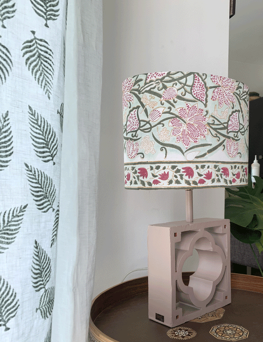 Beirut Claustra: Mediterranean Lamp Revival in Beige