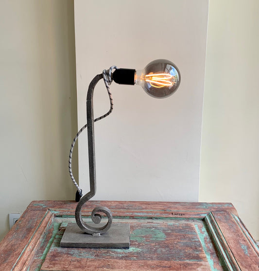 Desk lamp Curl in Silver