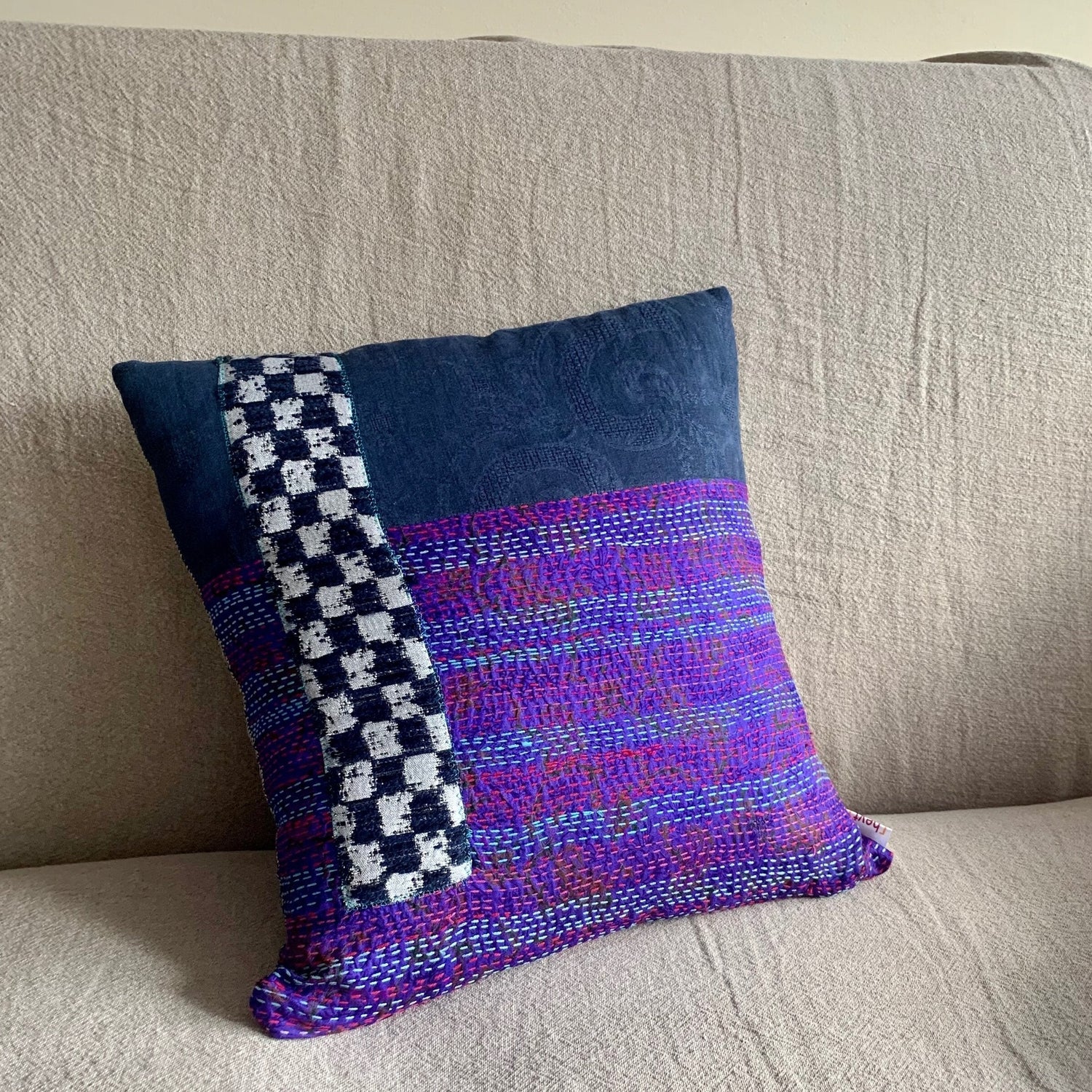 sustainable throw pillow cover
