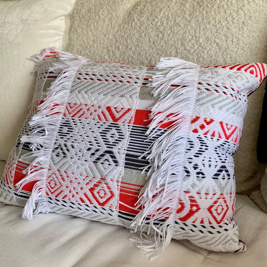 elegant throw pillow cover Bleu, Blanc, Rouge.