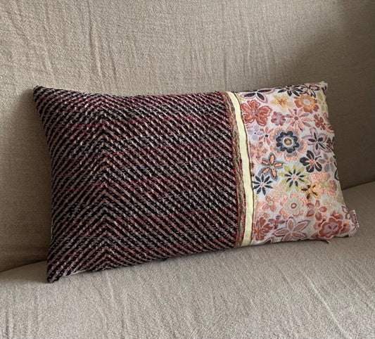 Unique floral throw pillow cover Flower