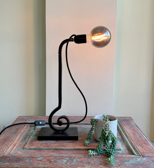 wrought iron desk lamp