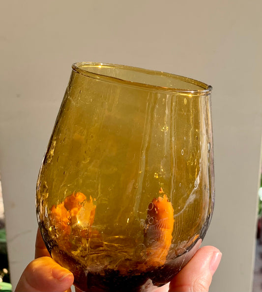 Hand Blown Whiskey Glass