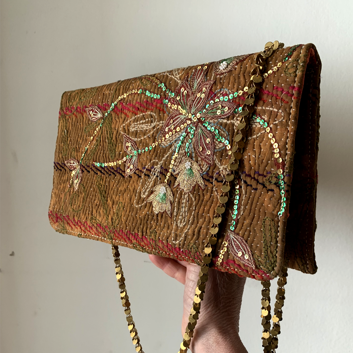 Vintage Blooms: A Clutch of Joy and Story