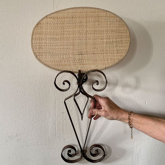 antique wrought iron wall sconce