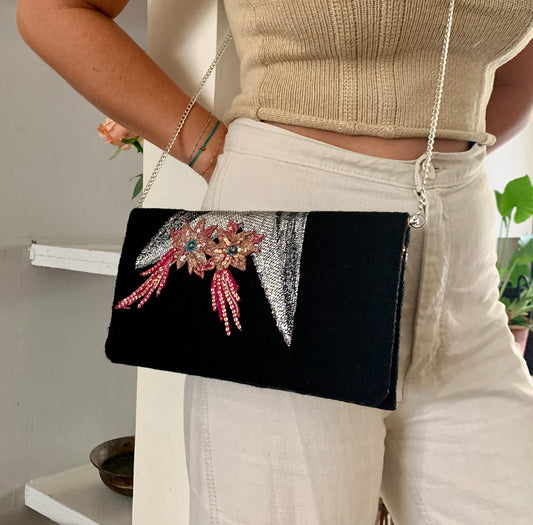 Sac bandoulière Etoile argentée