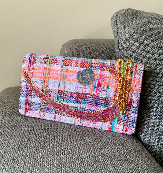 funky clutch bag festival