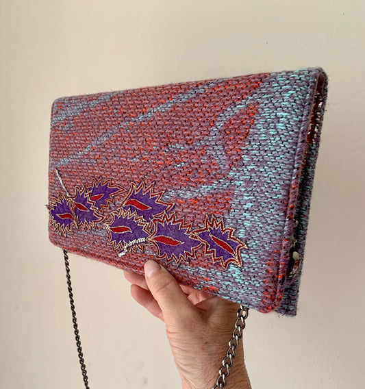 soft shoulder wedding bag mauve