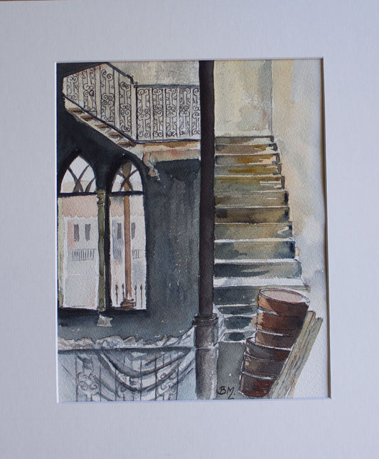 Original watercolor Mandaloun 25X35